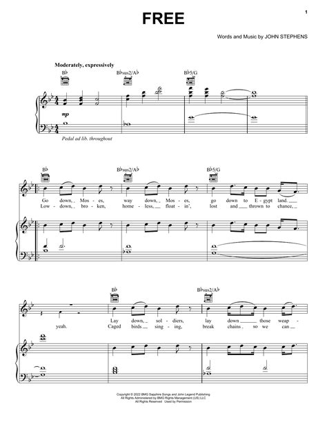 John Legend FREE Sheet Music Notes, Chords in 2022 | Free sheet music, Sheet music, Free sheet ...