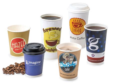 New Custom Printed Paper Coffee Cups