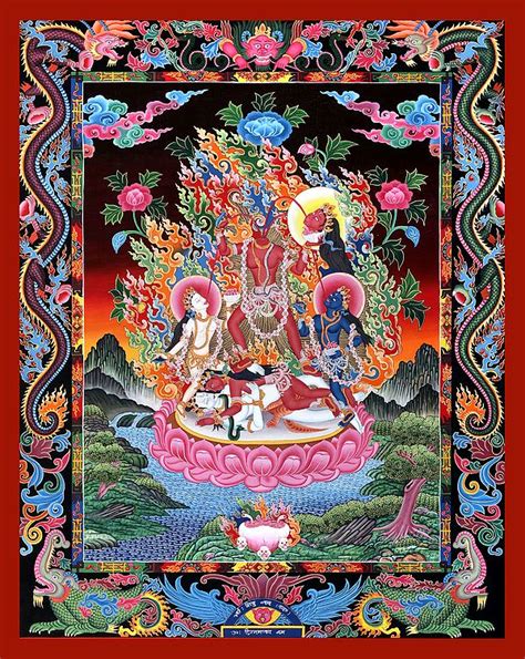 Goddess Mahavidya Chhinnamasta -Superfine Brocadeless Thangka | Exotic India Art