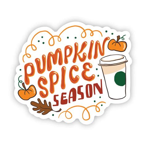 "Pumpkin Spice Season" Sticker – Big Moods