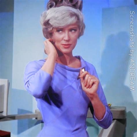 Majel Barrett as Nurse Christine Chapel STAR TREK (1966) | Star trek ...