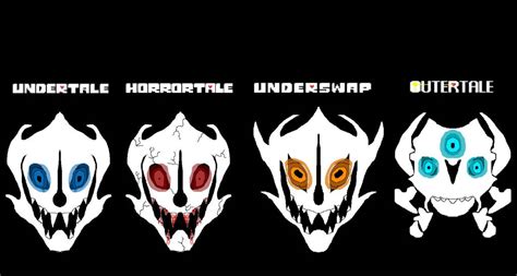 Undertale AU Gaster Blasters by CodeCodes on DeviantArt