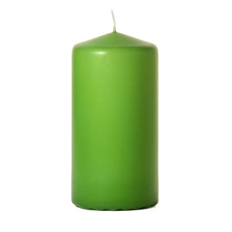 6 Pcs, 3x6 Lime Green Pillar Candles Unscented 3 in. diameterx6 in. tall - Walmart.com