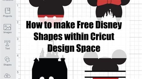 Disney shapes Tutorial - YouTube