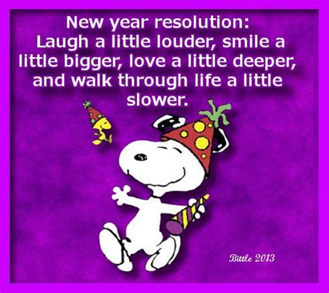 Snoopy New Years Resolution Quote Pictures, Photos, and Images for ...