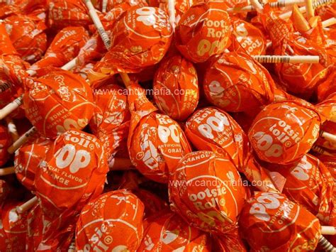 Orange Tootsie Pops 9lb bulk