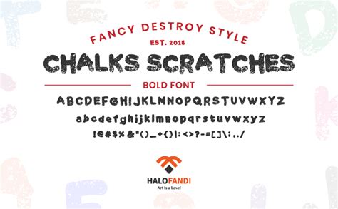 Chalk Scratches Rough Bold Font | dafont.com