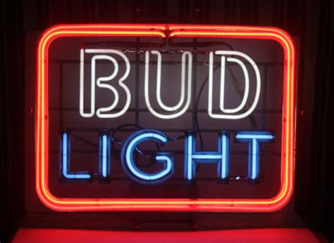 bud light neon sign for sale