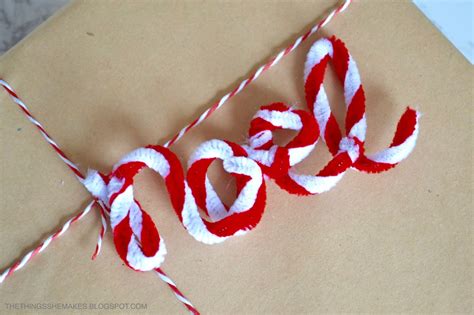 DIY Christmas | Pipecleaner Decorations | The Things She Makes