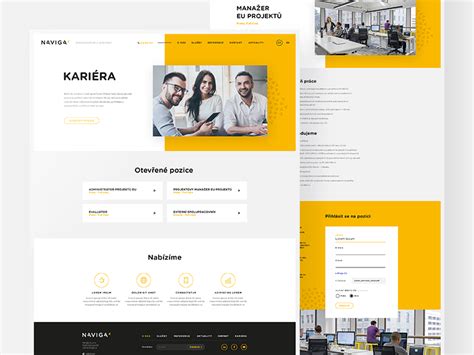 Career page by David Hladík on Dribbble