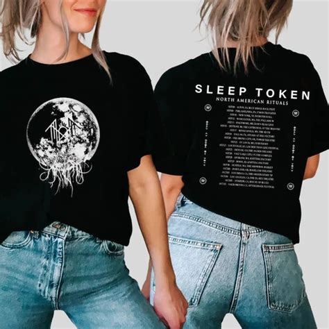 Sleep Token Shirt, Sleep Token Rock Band Shirt, Sleep Token 2023 Tour Shirt, 2 Sides Sleep Token ...