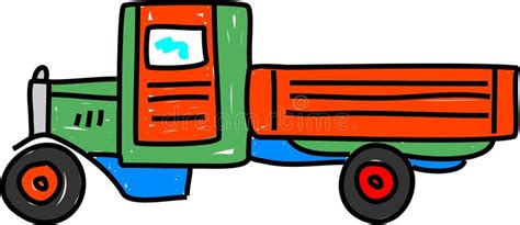 Lorry stock illustration. Illustration of automobile, heavy - 2592841