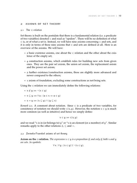 Lecture 02 - Axioms of Set Theory (Schuller's Geometric Anatomy of Theoretical Physics) | Empty ...