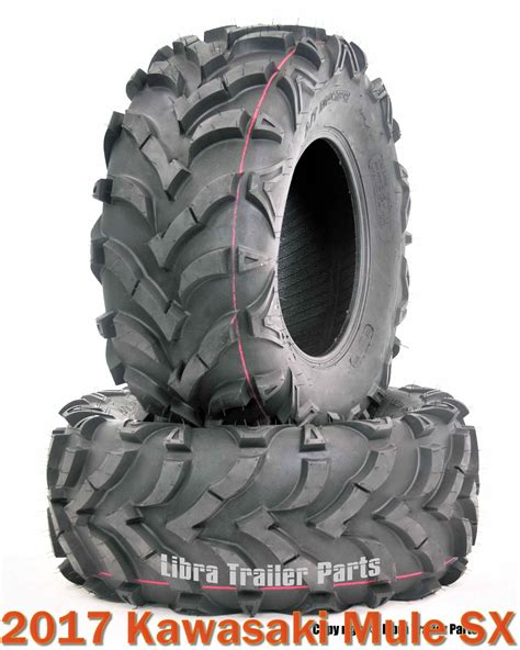 2017 Kawasaki MULE SX Rear ATV tire set 24x11-10 24x11x10 6PR - Walmart.com