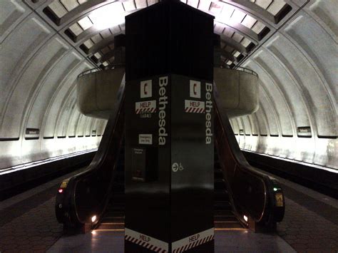 Bethesda MD - Metro station | Metro station, Bethesda, Travelogue