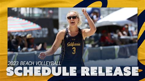 Cal Beach Volleyball Announces 2023 Schedule - VCP Volleyball