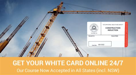 White Card (Australia) Course Online From Just $43.90! Start 24/7!