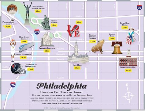 Philadelphia Tourist Attractions Map - Philadelphia Tourist Map ...