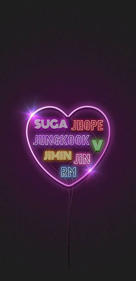 Download free Bts Aesthetic Neon Art Wallpaper - MrWallpaper.com