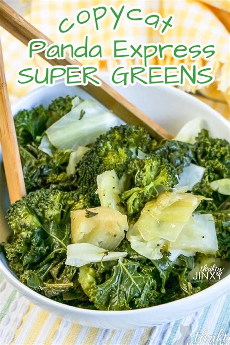 Copycat Panda Express Super Greens Recipe - Thrifty Jinxy