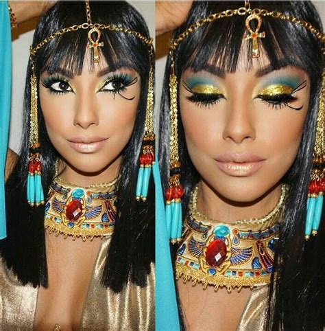 Makeup | Cleopatra halloween, Cleopatra makeup, Halloween costumes makeup