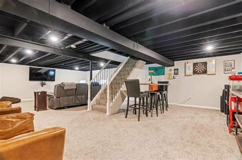 A Practical Guide To A Black Basement Ceiling & The Best Ideas