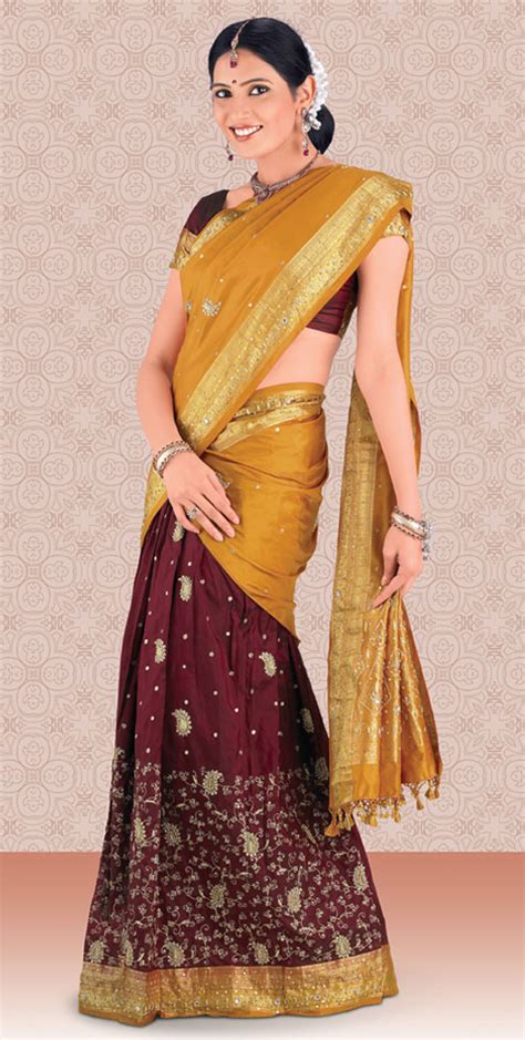 Pattu Pavada...! | pattu pavada | pattu langa | pavada | indian sari fabric | designer sarees ...