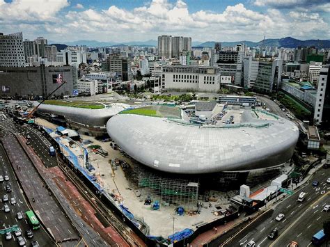 Dongdaemun Design Plaza by Zaha Hadid Architects.