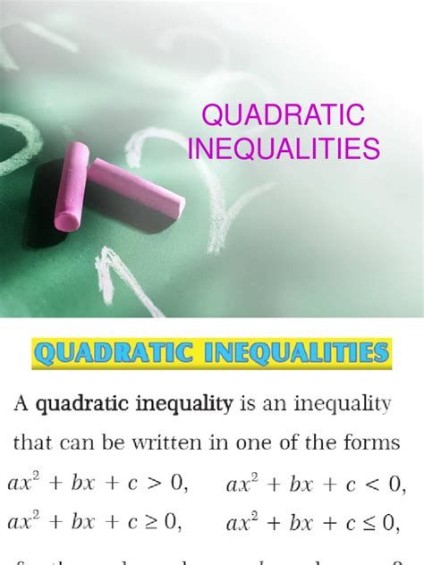 Quadratic Inequalities | PDF