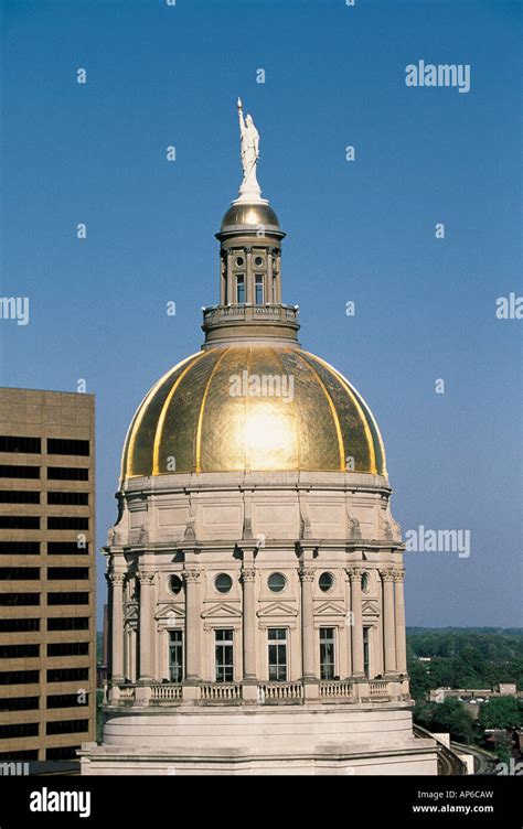 Dome of the Georgia State Capitol building Stock Photo - Alamy