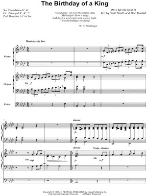 "The Birthday of a King" Sheet Music - 21 Arrangements Available Instantly - Musicnotes