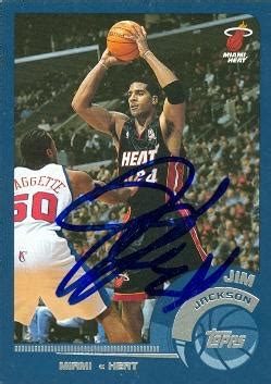 Jim Jackson autographed Basketball card (Miami Heat) 2002 Topps #155