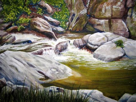 Mountain Brook Painting by Shirley Braithwaite Hunt - Fine Art America