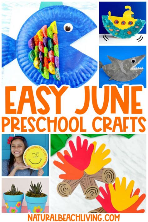 30+ June Preschool Crafts - Summer Art and Craft Activities - Natural ...