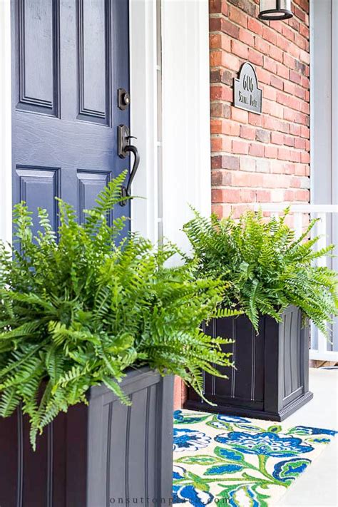 The Easiest Front Porch Planters Ever - On Sutton Place