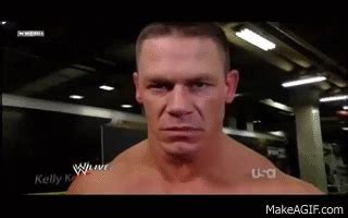 WWE RAW 1 23 12 - John Cena Angry Face on Make a GIF