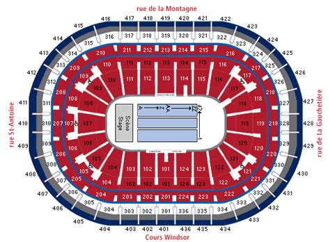 Bell Centre, Montreal QC | Seating Chart View