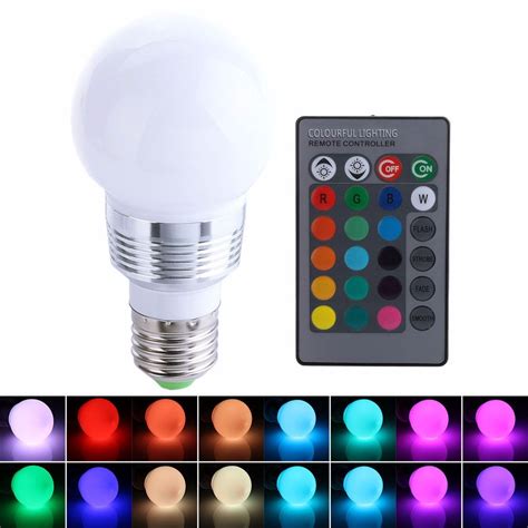 Lampada Led Rgb 5w Rgb Cromoterapia Contol E Conector 5 Pcas - R$ 179,99 em Mercado Livre