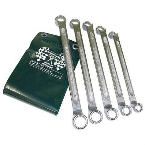 Stahlwille VP20/5 STABIL® Type 20 Offset Double Ended Ring Spanner Set Metric - Made in Germany ...