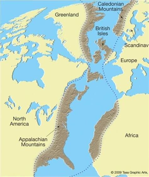 The Scottish Highlands, the Appalachians, and the Atlas are the same mountain range, once ...