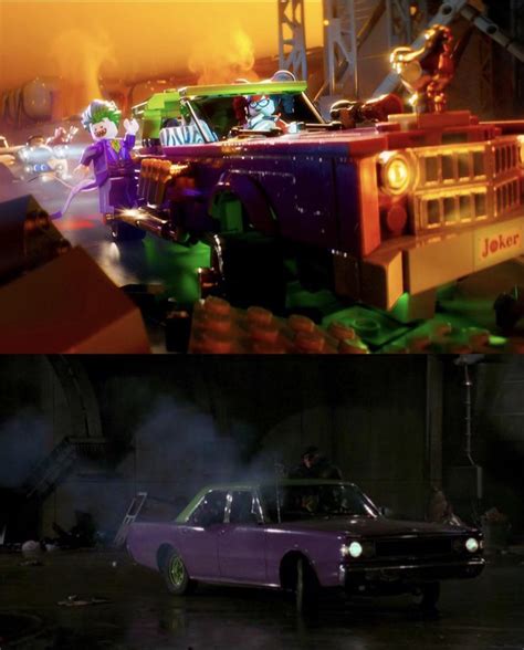 In the LEGO Batman Movie (2017), the Joker’s car shares a similar ...