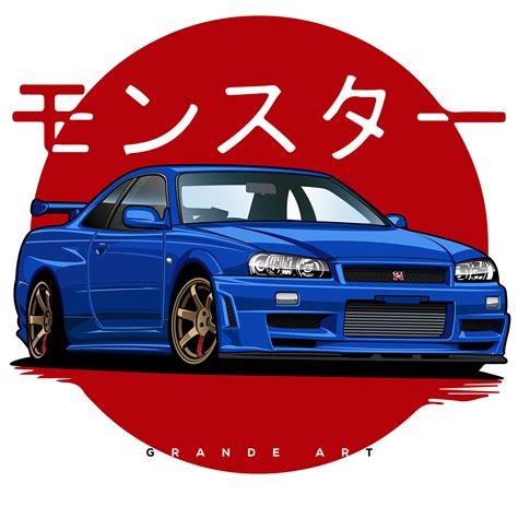 Nissan Skyline R34 GT-R :: Behance