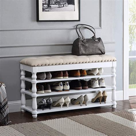 Entryway Bench With Shoe Rack | donyaye-trade.com