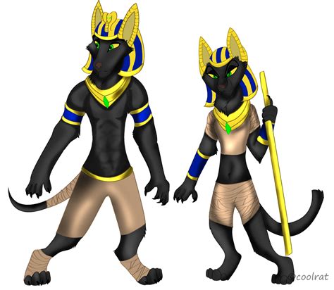 anubis and bastet by coolrat on DeviantArt