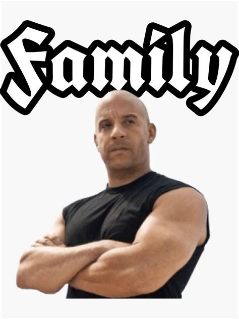 "Fast and Furious Dom Family meme" Sticker for Sale by isaiah01 | Redbubble