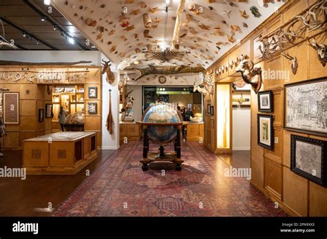 Houston, Texas - April 7, 2023: Exhibits at the Houston Museum of ...