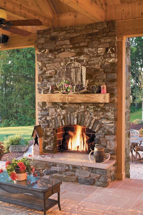 25 Stone Fireplace Ideas for a Cozy, Nature-Inspired Home | Chimeneas, Diseño de chimenea ...