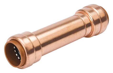 PROLINE Copper Copper Push Fit Repair Coupling, 1/2 in Tube Size ...