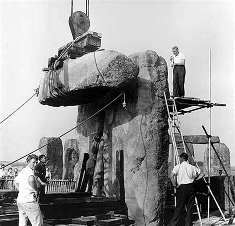 Stonehenge: History and Restoration through old photographs, 1880-1960 - Rare Historical Photos