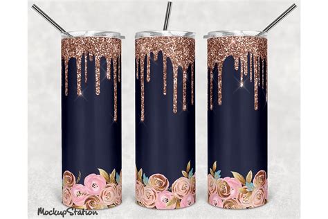 20 oz Skinny Tumbler Sublimation Designs glitter bling tumbler ...